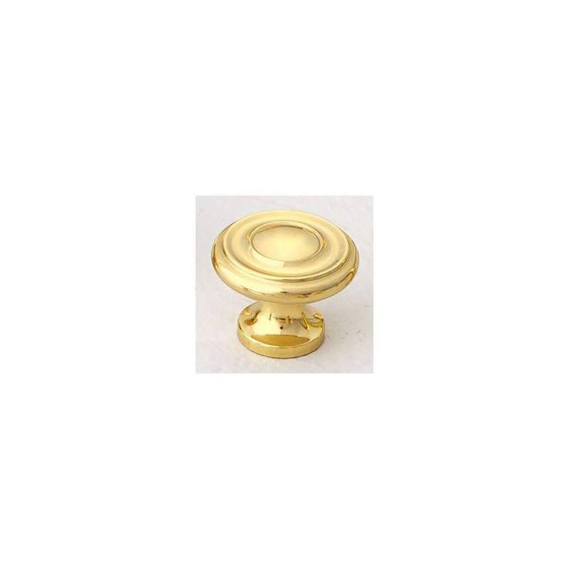 Polished Brass Mushroom Cabinet Knobs, 10 Pack D823668