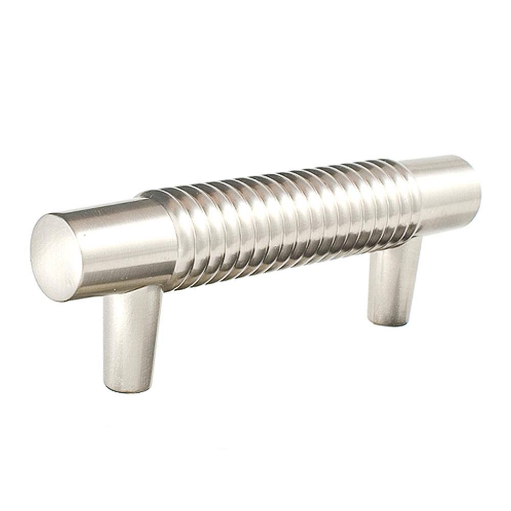 Stacked Cabinet Pull Satin Nickel 12 in E7476
