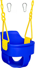 Pink Pack of 2 High Back Toddler Swing Seat with Plastic Coated Chains and Carabiners U19698