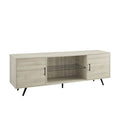 70x22 Glass Shelf TV Stand in Birch Y409