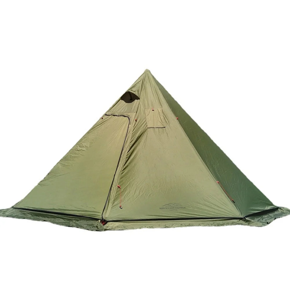 Camping Hot Tent 4-6 Person Tipi Tent with Stove Jack R1135