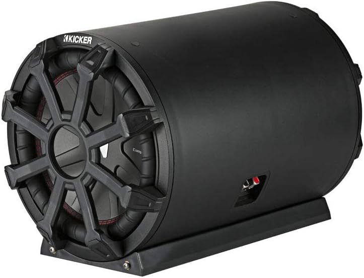 10" Bass Tube Sub Box with Amplifier and 8Ga Amp Install Kit I49736