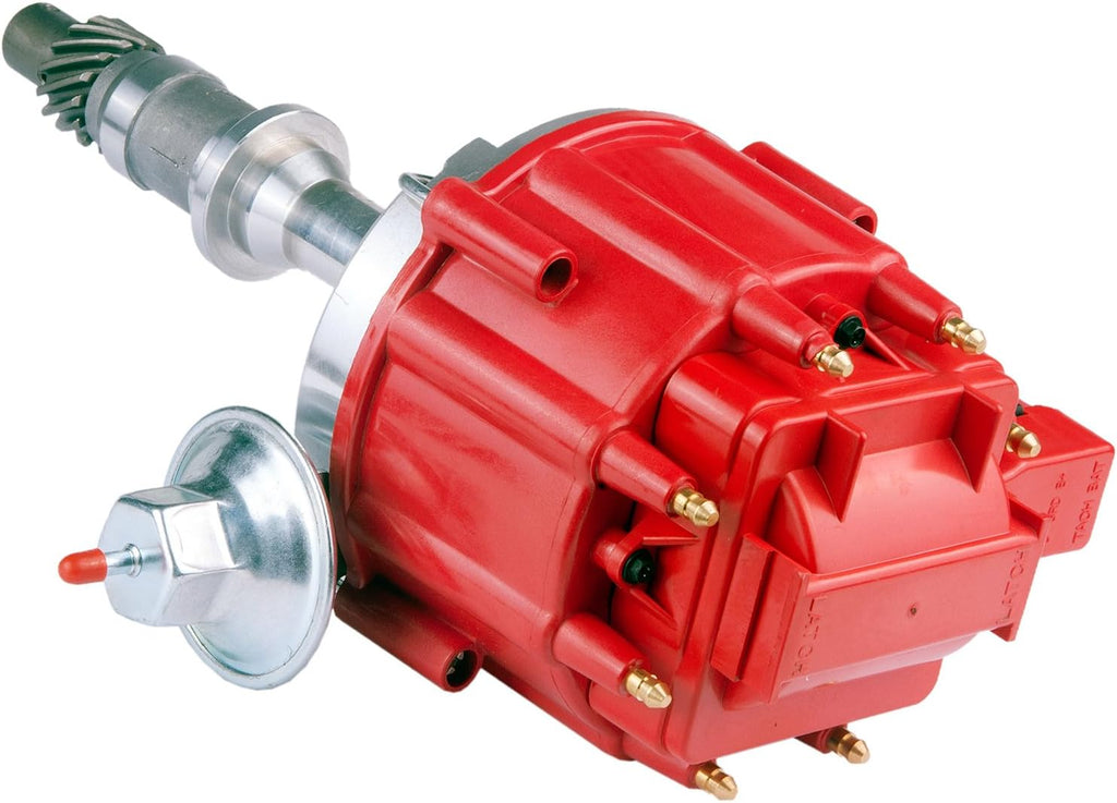Ignition Distributor with Cap and Rotor Red Cap Pack of 2 Y427861