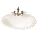 Biscuit 8x22 Center Drop in Lavatory S2600