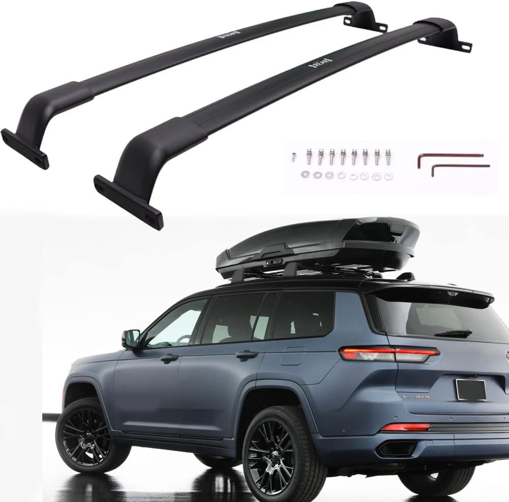Cross Bar for Jeep Grand Cherokee L 2021 2022 Rooftop Rack Rails Cargo Bar X4633