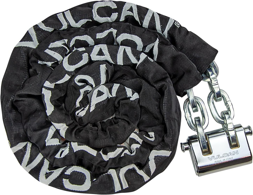 Security Chain and Lock Kit - Case-Hardened - 5/16 Inch x 9 Foot Chain E84362