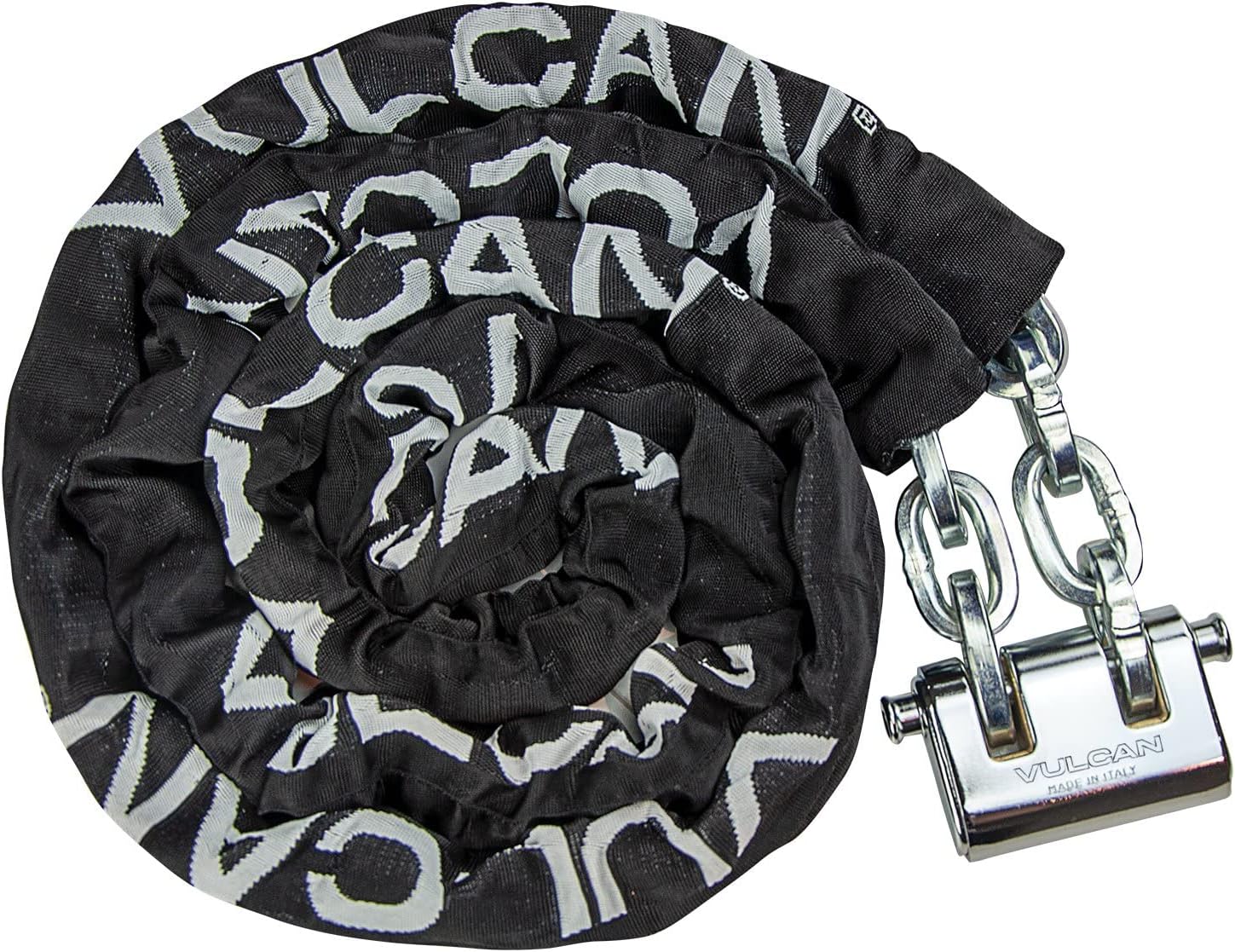 Security Chain and Lock Kit - Case-Hardened - 5/16 Inch x 9 Foot Chain E84362