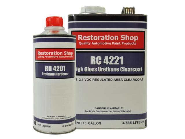 Rally Green Metallic Urethane Basecoat Clearcoat Car Paint Complete Gallon Kit F728