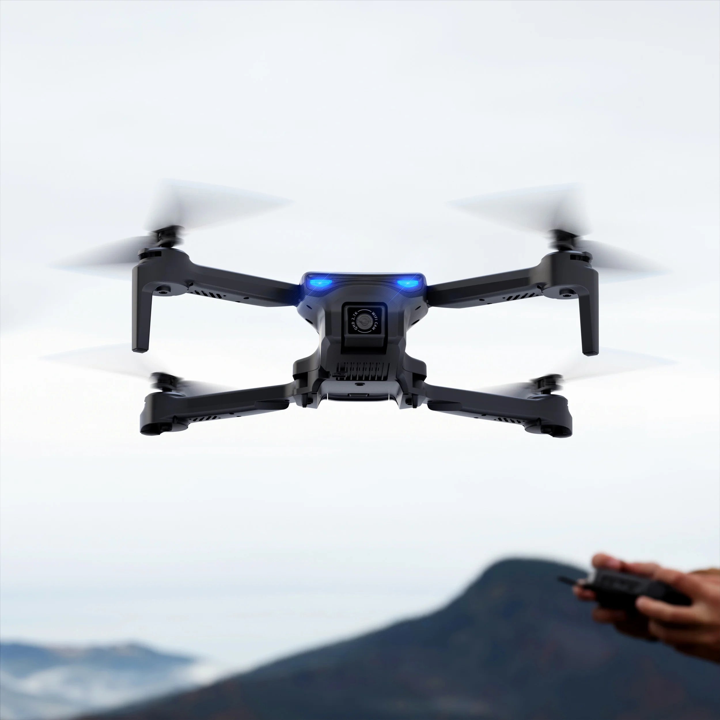 Gray FPV Drone with 2.7k QHD Camera O17084