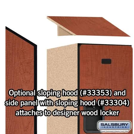 Cherry Wood Locker P983