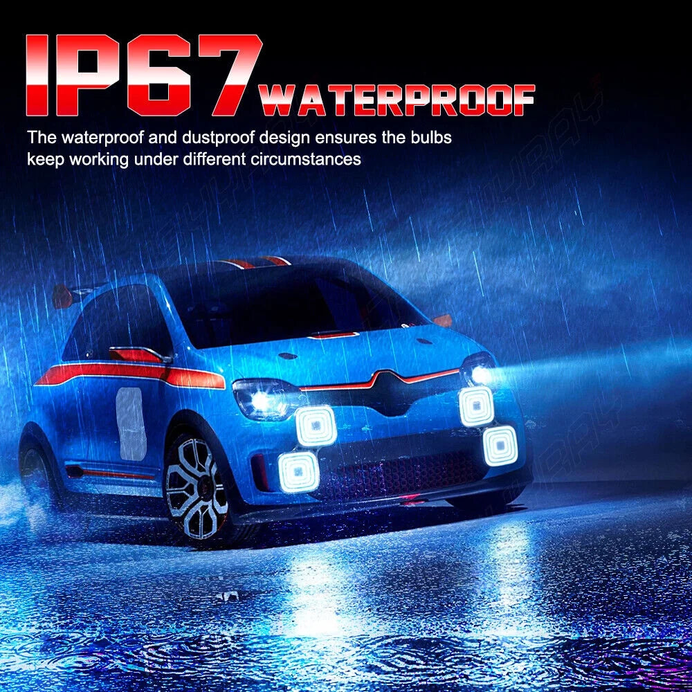 2x H11B LED Headlight Bulbs Kit Low Beam 8000K Ice Blue J7071