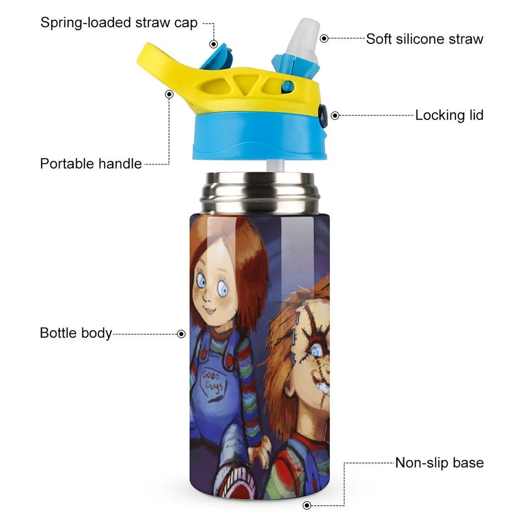 Insulated Stainless Steel Water Bottle with Straw Z5626