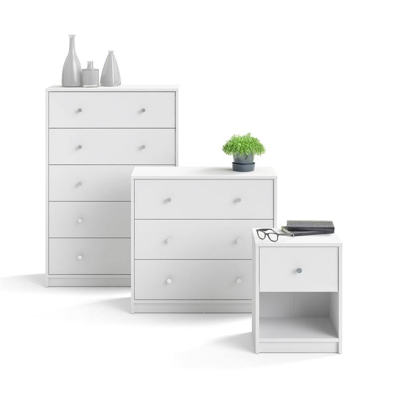 4 Piece Bedroom Set in White Z15247