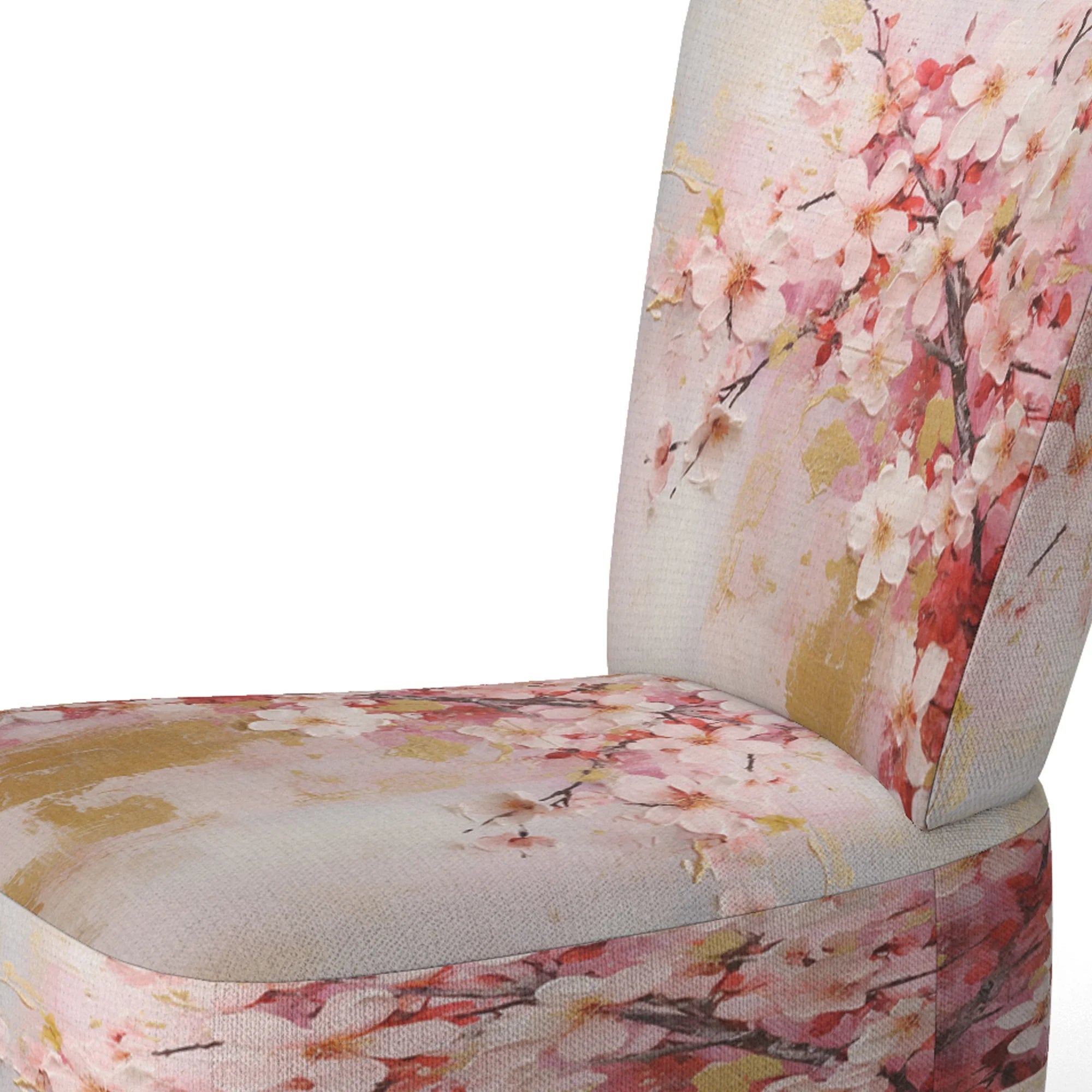 Upholstered Floral Accent Chair and Traditional Arm Chair U2104