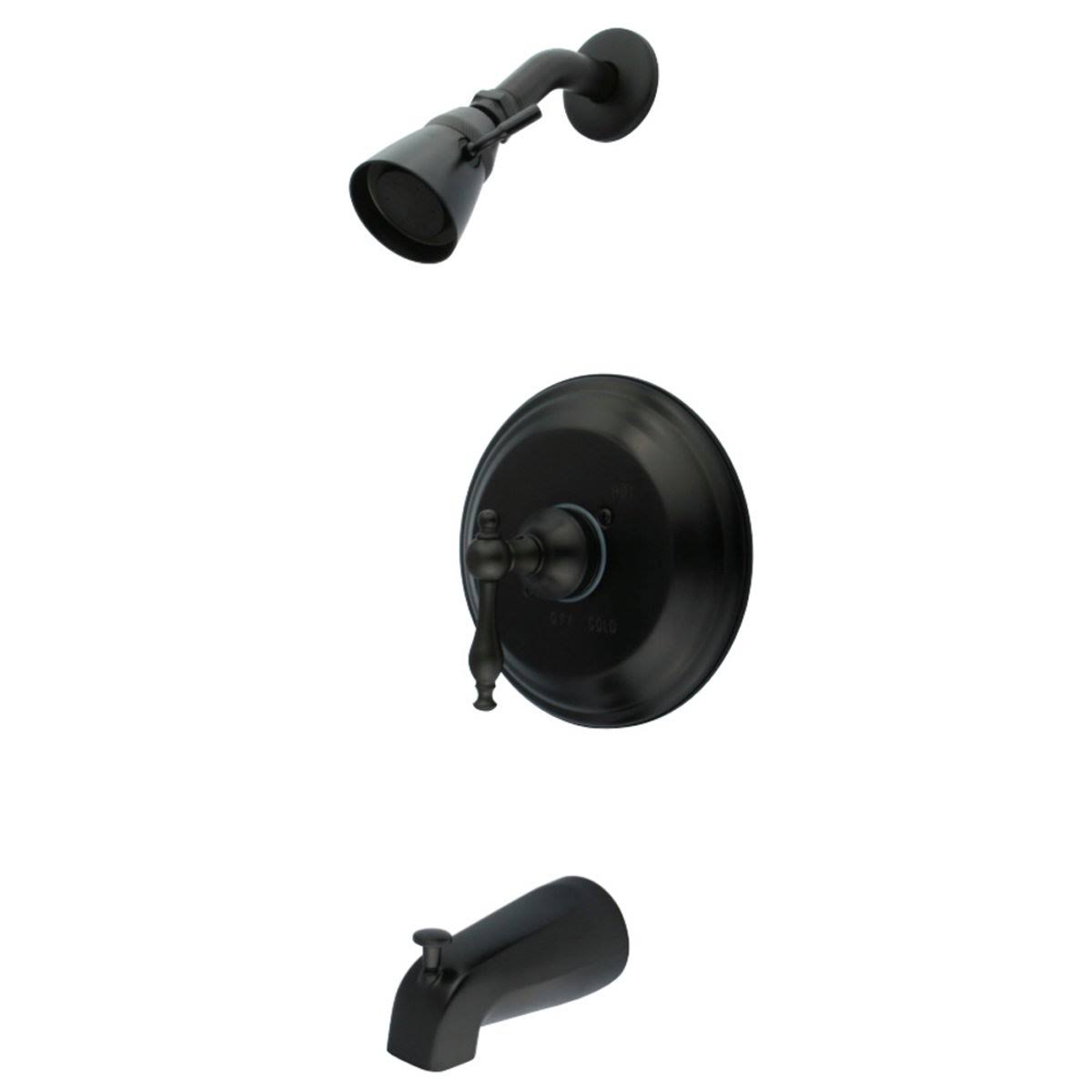 Brushed Nickel Tub and Shower Faucet D99985