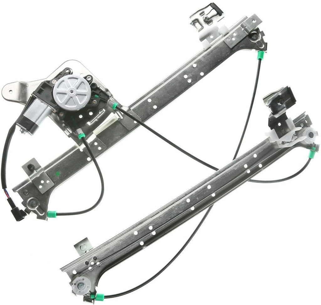 Rear Passenger Side Window Regulator with Motor Assembly Pack of 2 Q6634
