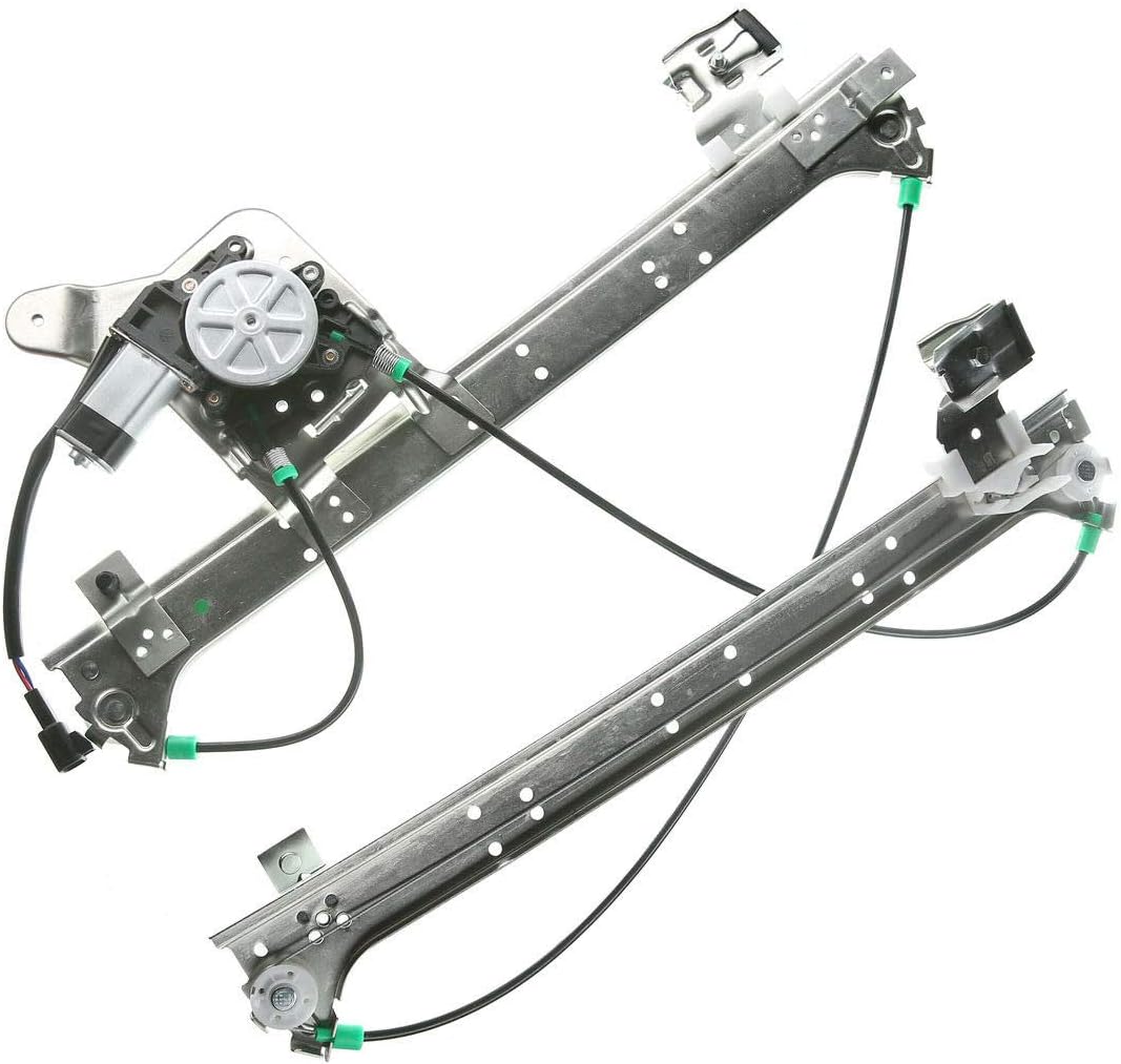 Rear Passenger Side Window Regulator with Motor Assembly Pack of 2 Q6634