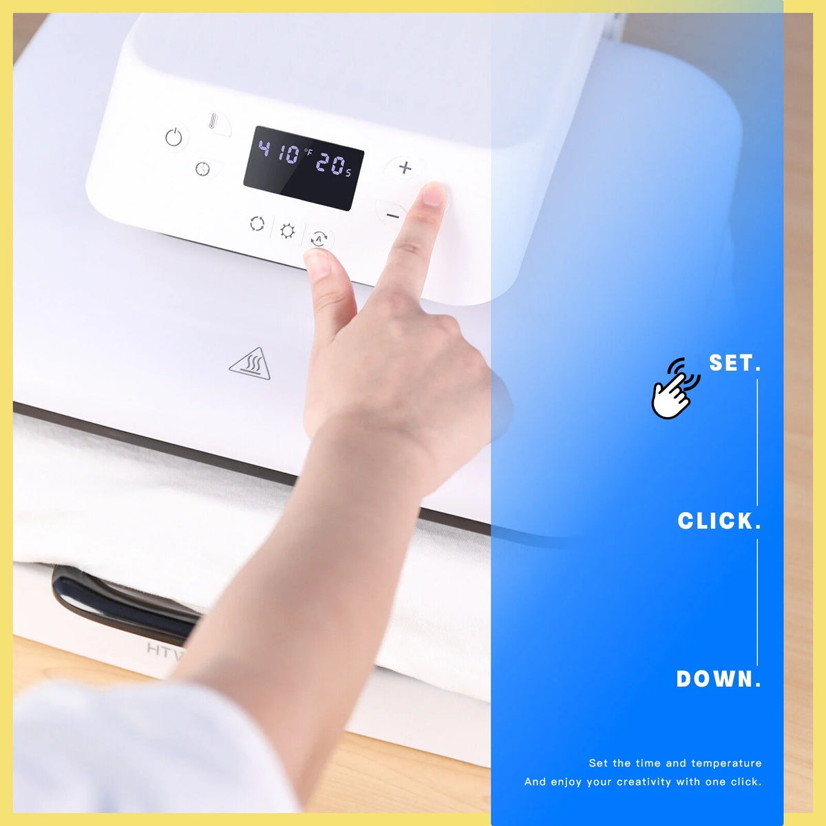 1500W 15"x15" White Auto Heat Press Machine K7474