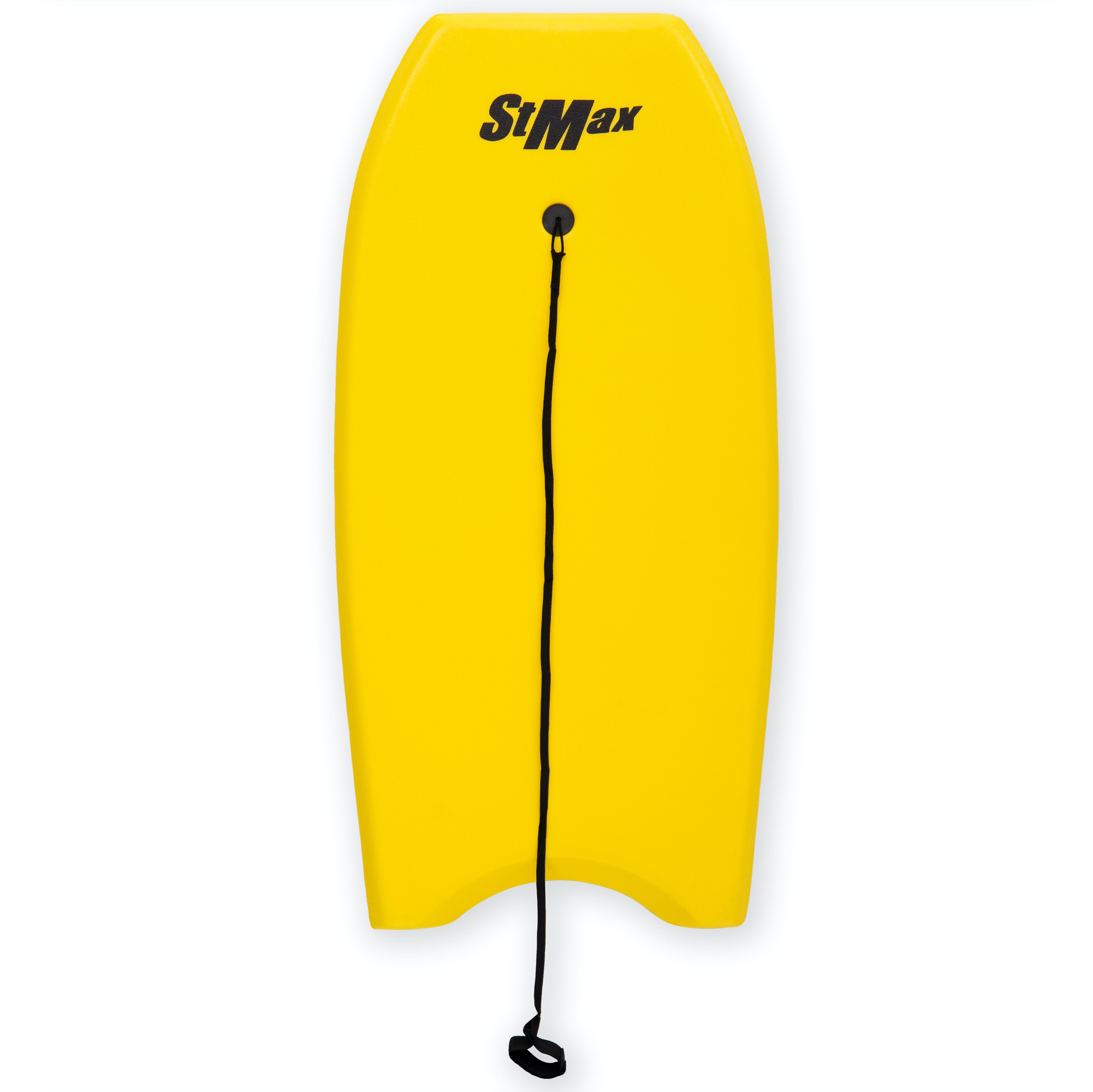 Yellow 34 Inch EPS Core Bodyboard with Wrist Leash P115