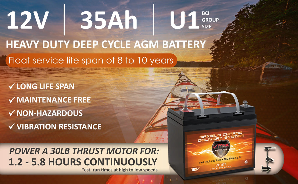 12V 35AH Trolling Motor Battery N827