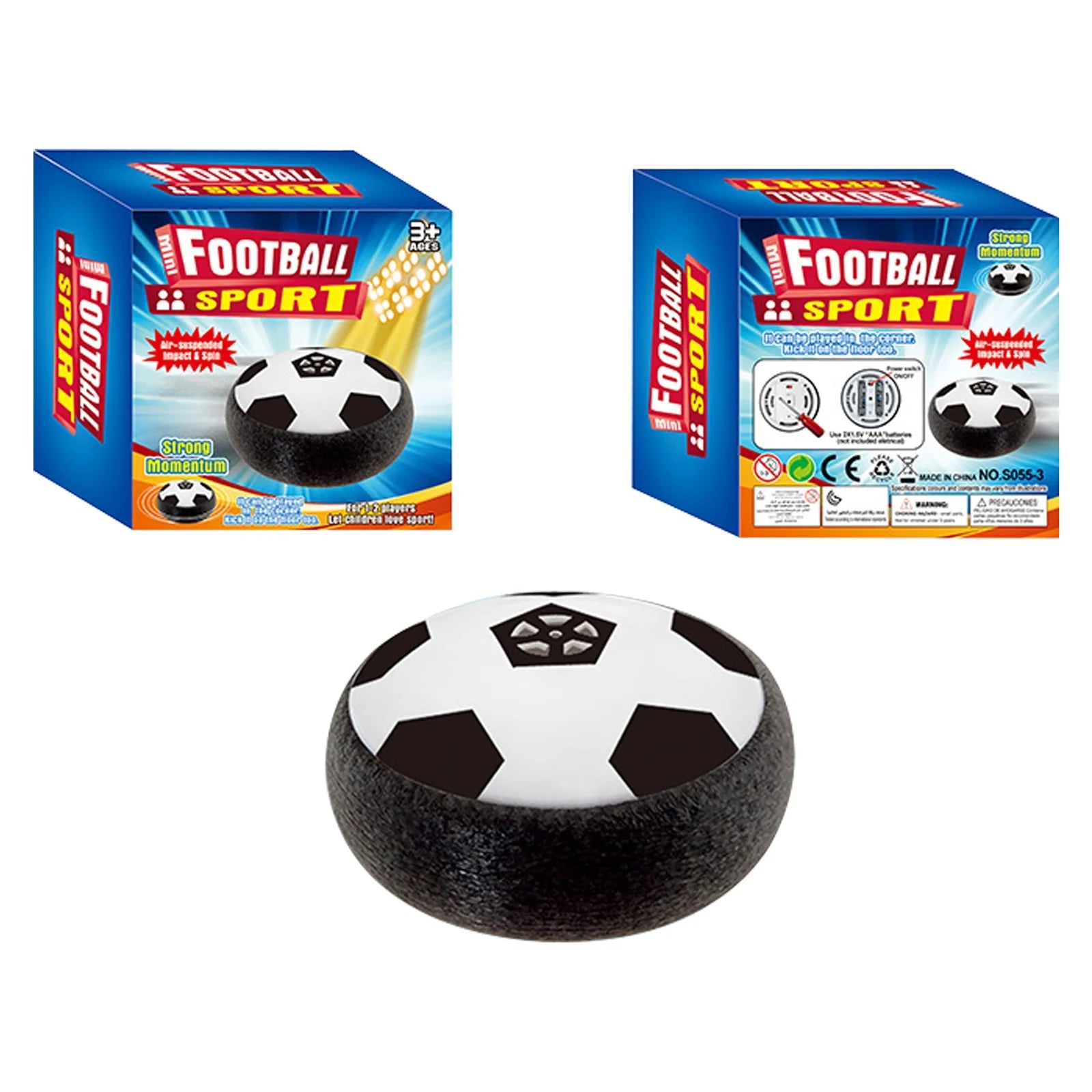 Hover Soccer Ball Air Floating Toy with Music LED Lights N687