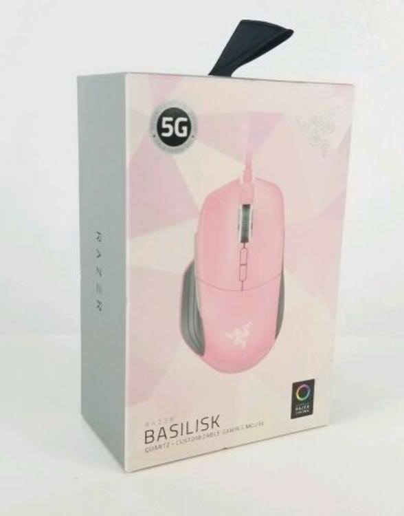 Quartz Pink Wired Optical Gaming Mouse D87730