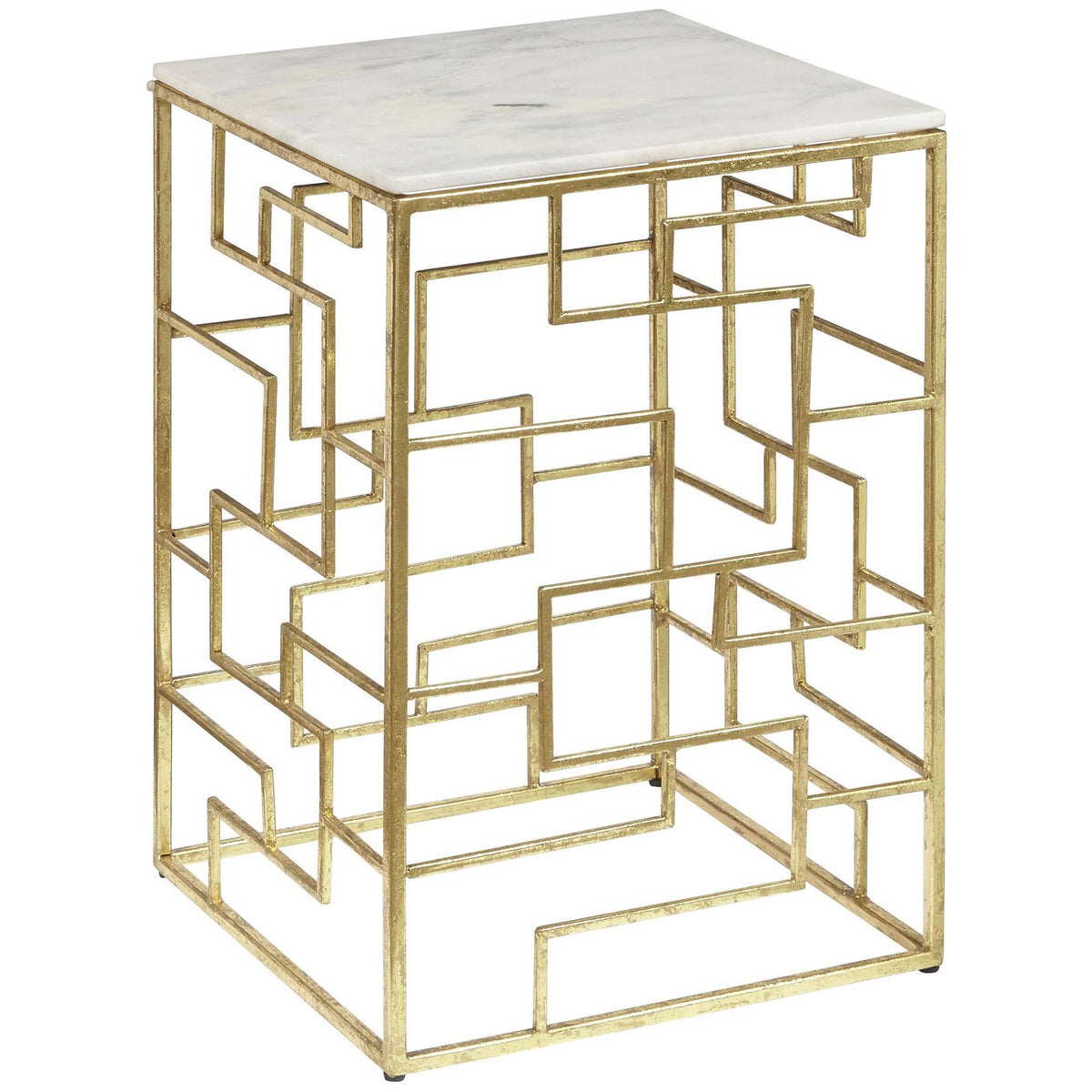 White Accent Table C675
