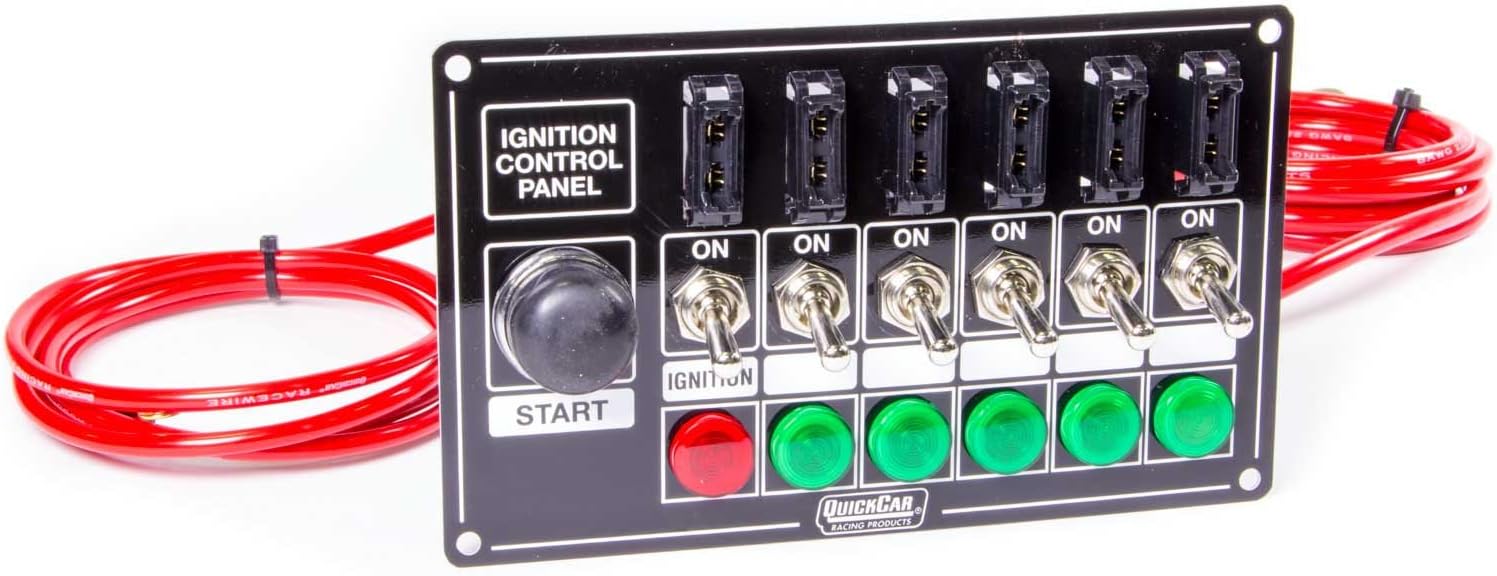 Ignition Panel Blk Fusedw/Start But. & Lights R528