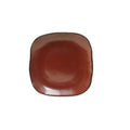 Square Plate Red Rock, Case of 12 G353487