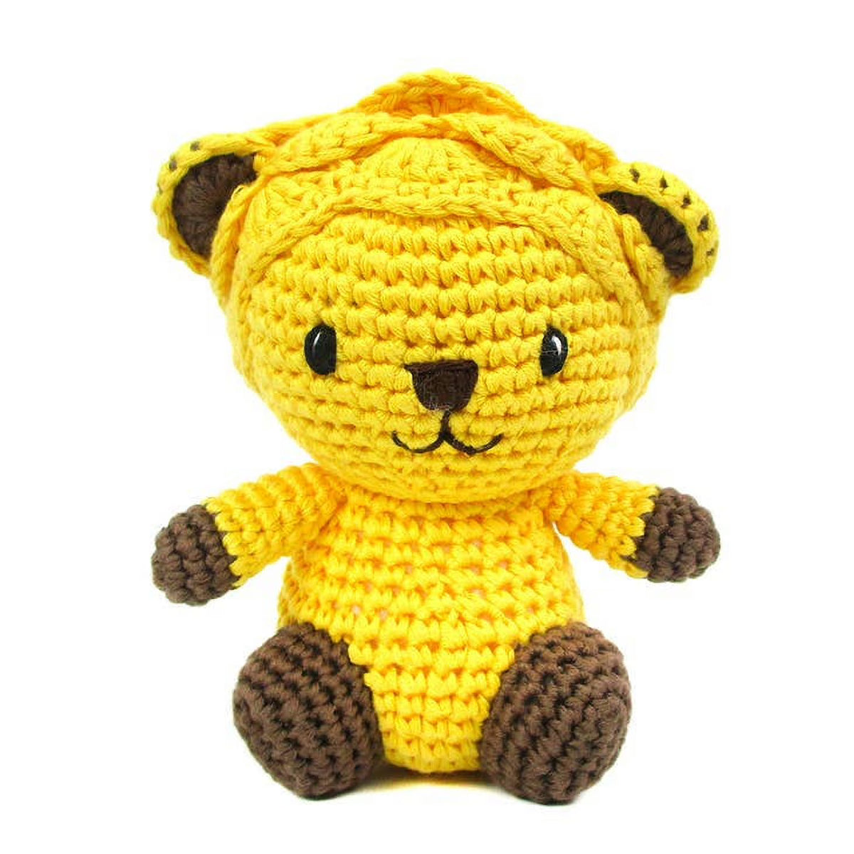 Yellow Sitting Lion Plush Toy C60483