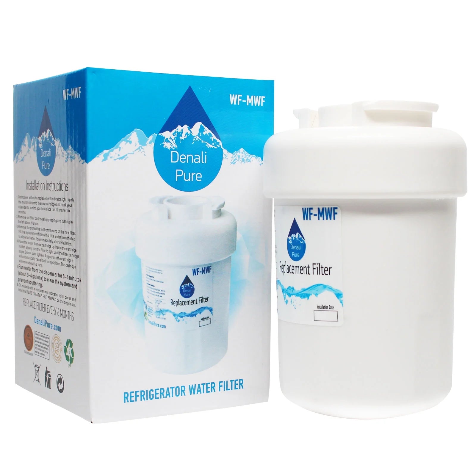 5-Pack Replacement Refrigerator Water Filter Cartridge E895113