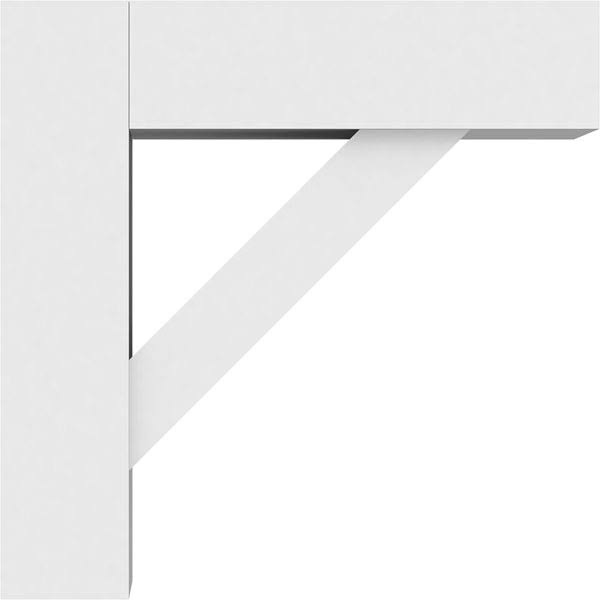 PVC Bracket with Block Ends - 5 x 14 x 14 in. B77211