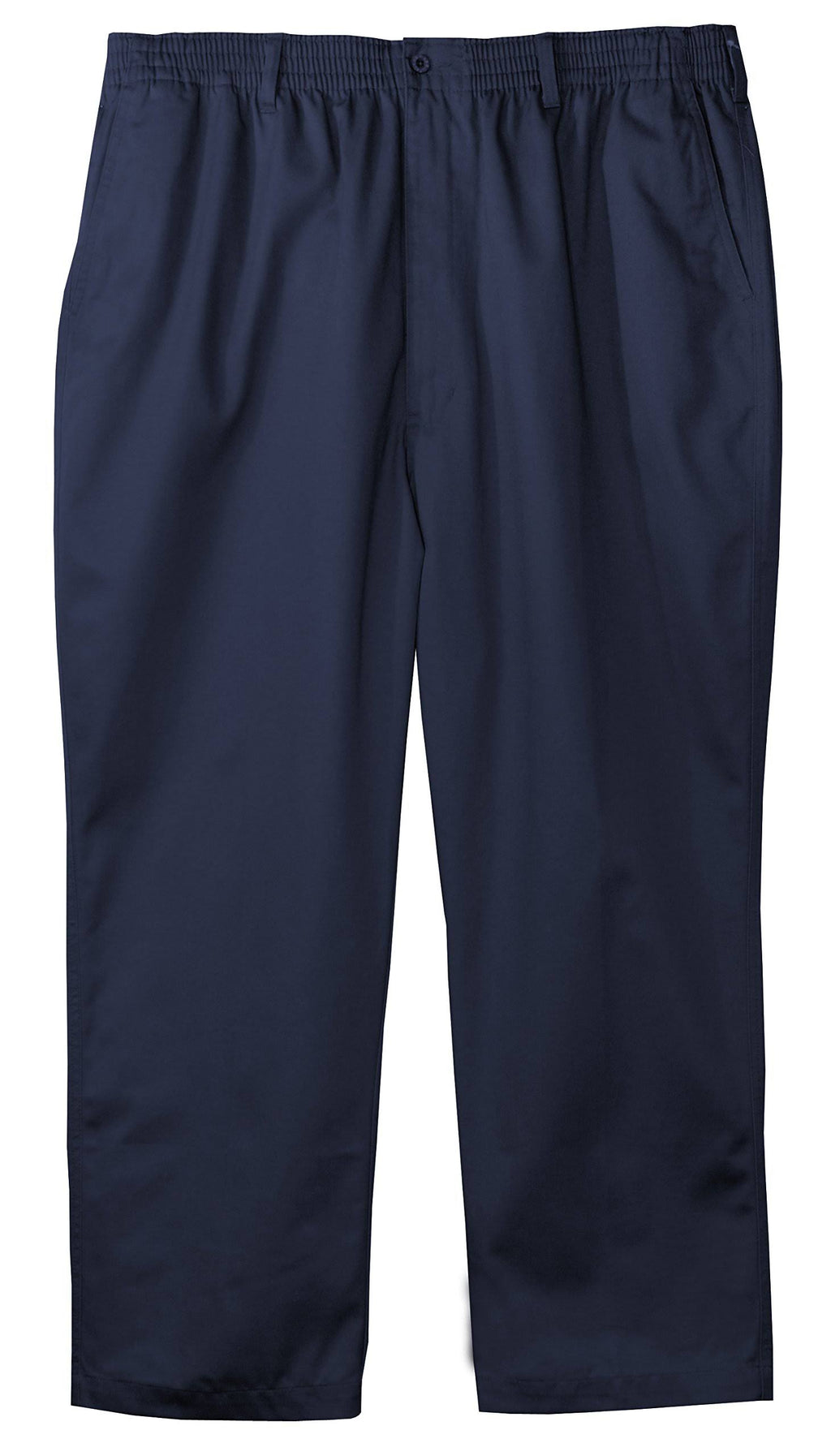Navy Elastic Waist Casual Pant B155508