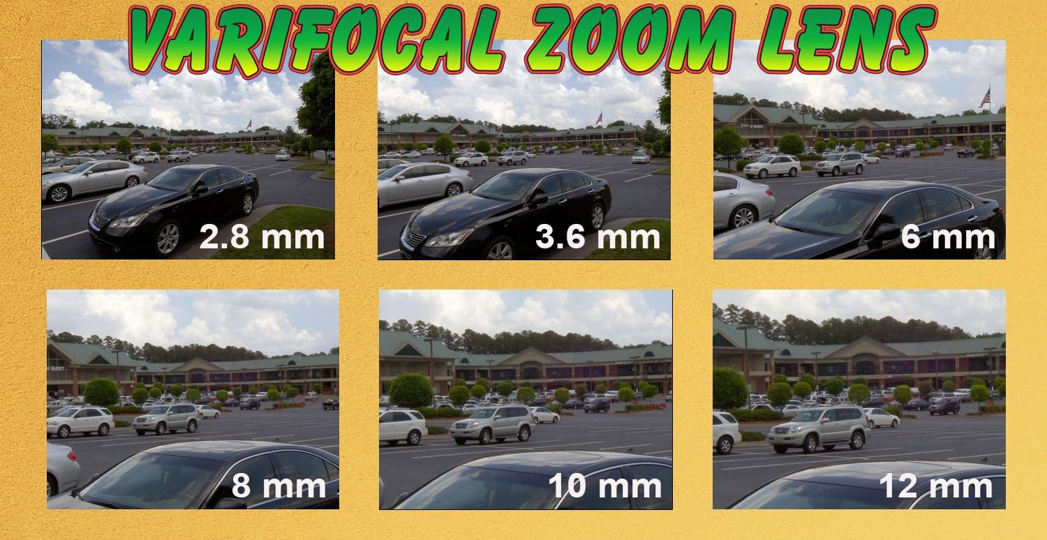 8 Channel 4K NVR 8MP H.265+ IP PoE Security Camera System with 4 Varifocal Zoom Cameras A650