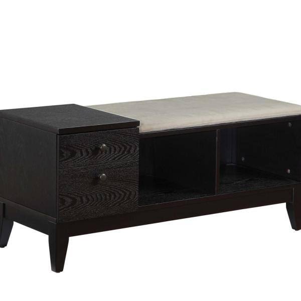 Black Storage Bench T856