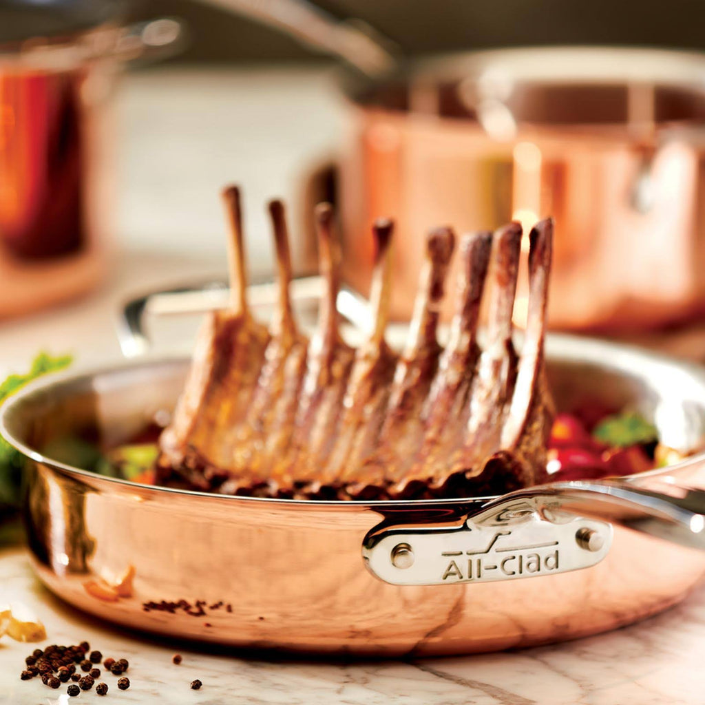 5 Piece Copper Cookware Set Q10993