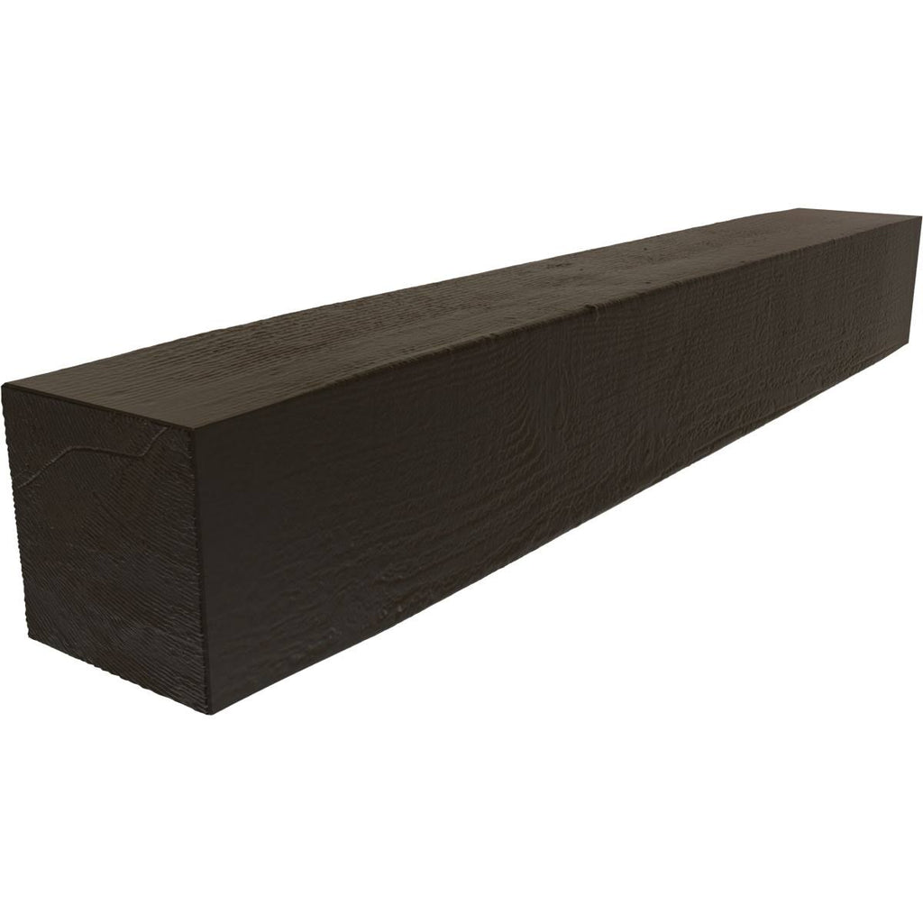 Rough Sawn Faux Wood Fireplace Mantel J673