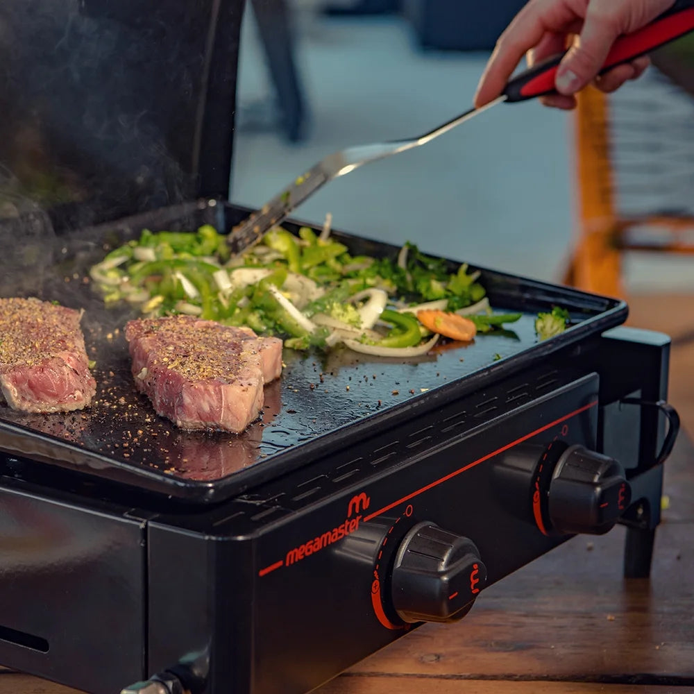 2-Burner Propane Gas Tabletop Griddle O155