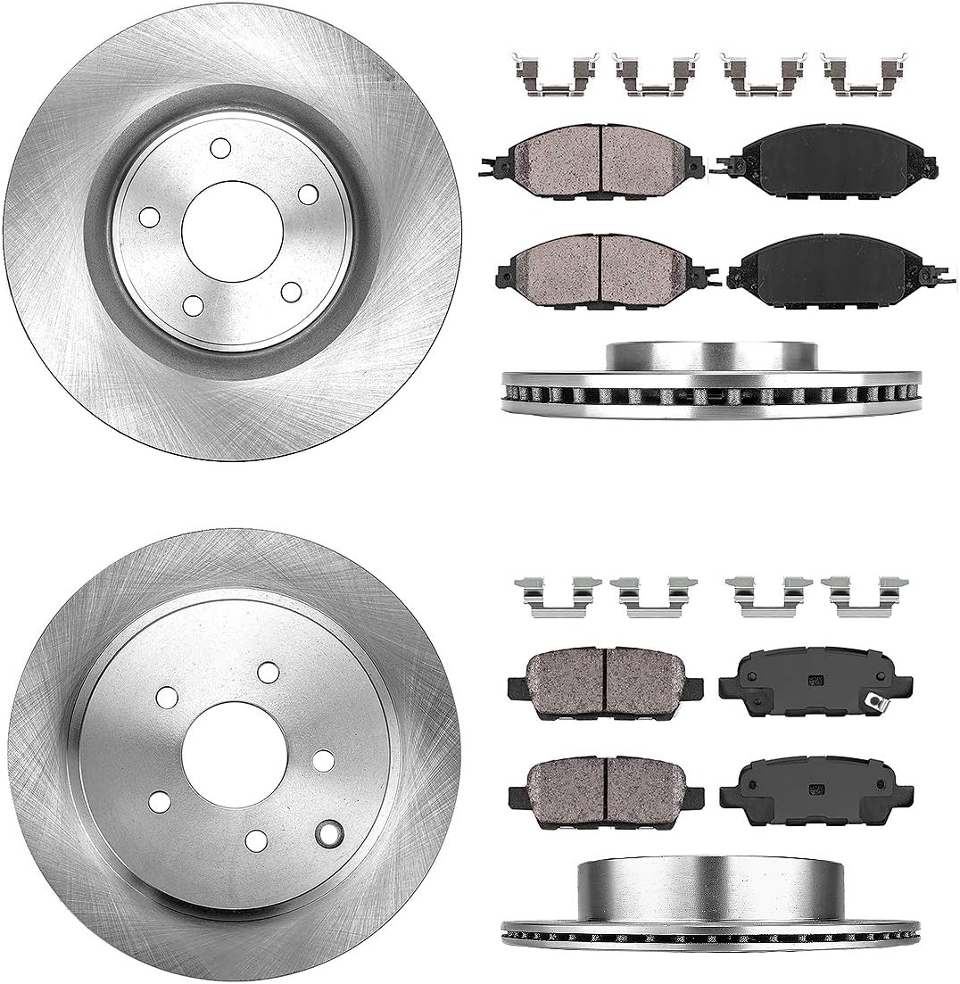 Brake Rotors with Ceramic Pads and Hardware D297