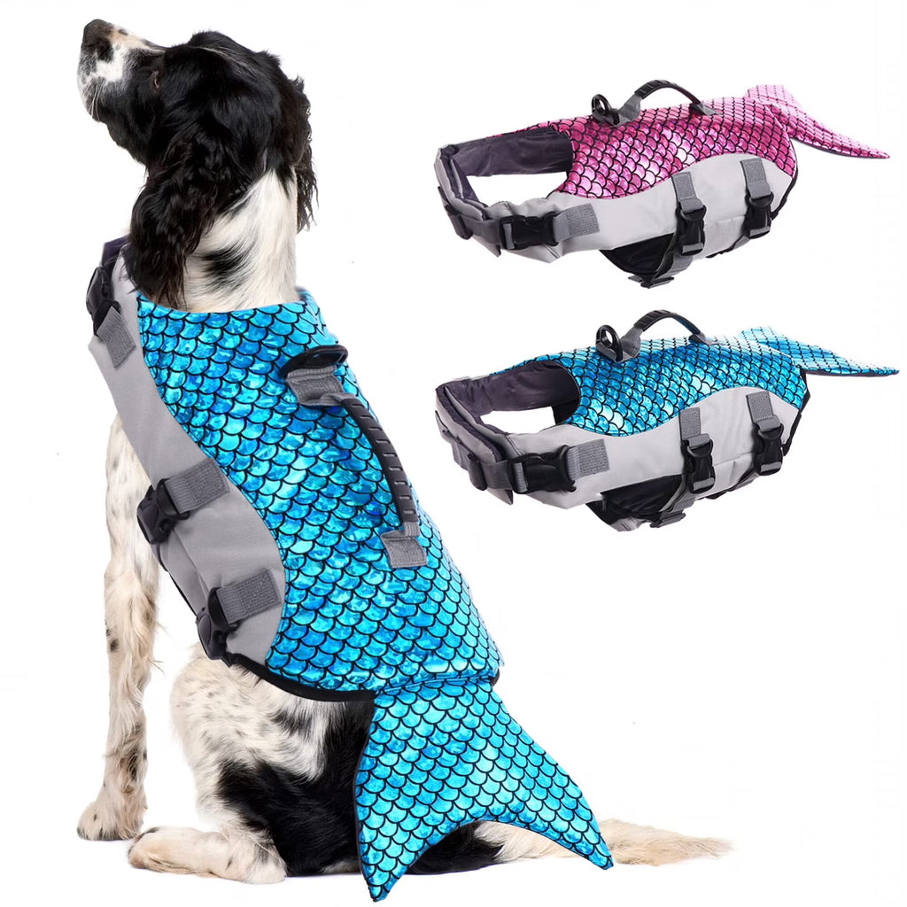 Reflective Dog Life Jacket with Rescue Handle Z4943