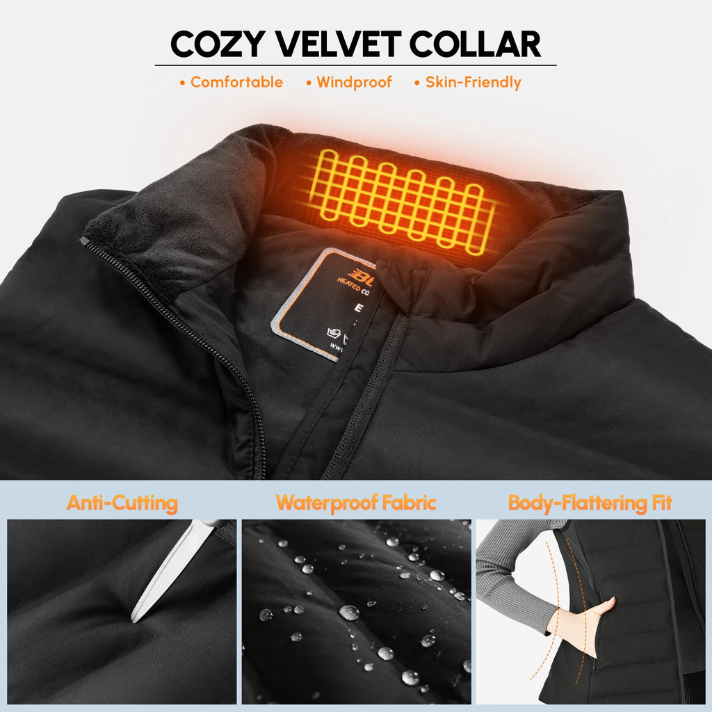 Black Fleece Heated Vest Y202783