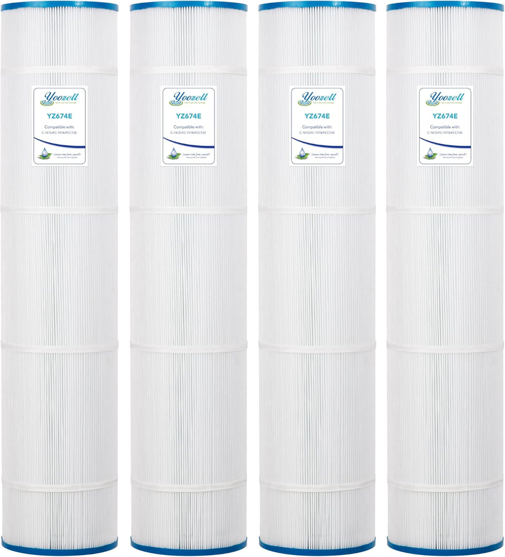 4 Pack Swimming Pool Replacement Filter Cartridge J262