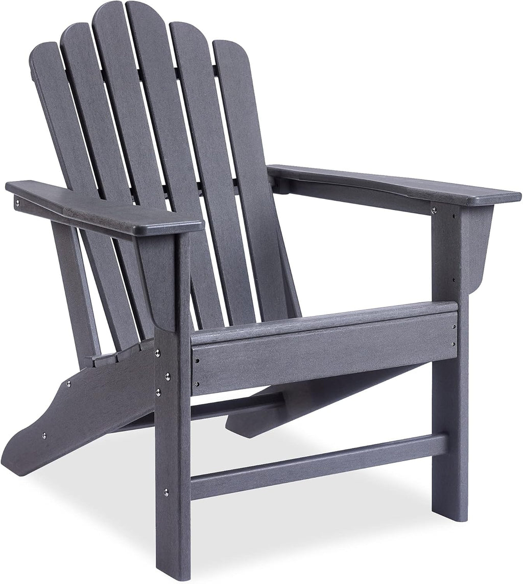 Slate Grey Weather Resistant Adirondack Chair Z833602