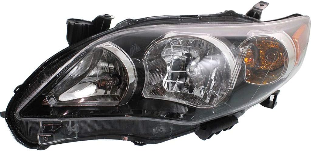Toyota Corolla Headlight 2011 2012 2013 Driver Side with Bulbs R1557