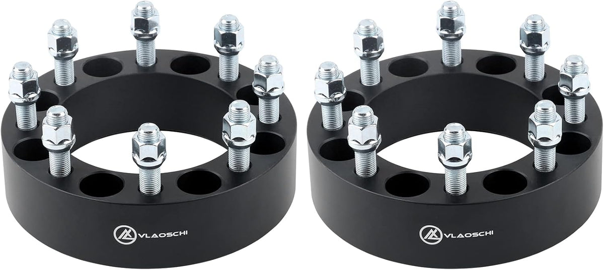 Black Forged 2 Inch Wheel Adapters Pack of 2 P719