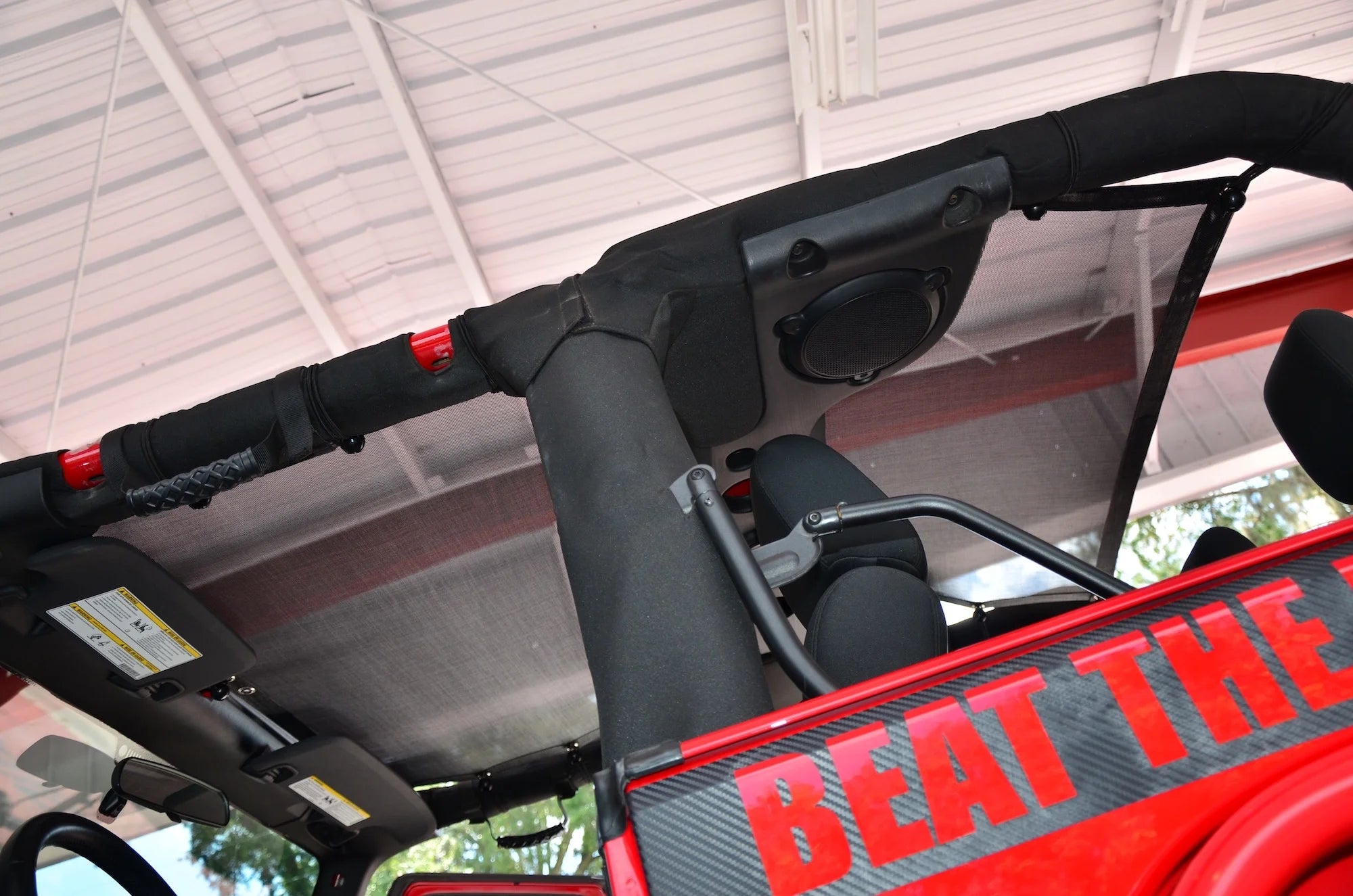 Jeep Wrangler Mesh Shade Top Sunshade UV Protection Accessory for JK 2-Door W234