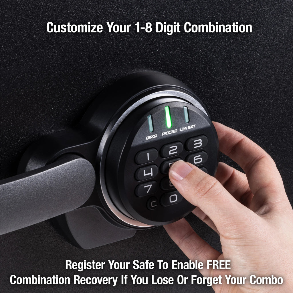 Water and Fire-Resistant Safe with Digital Keypad Lock, 2.0 cu. ft. T8955