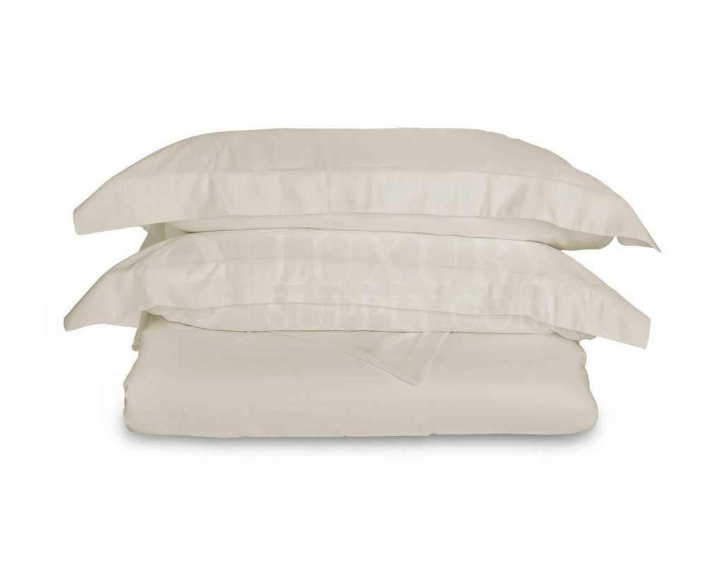 King White Bamboo Duvet Cover T96982