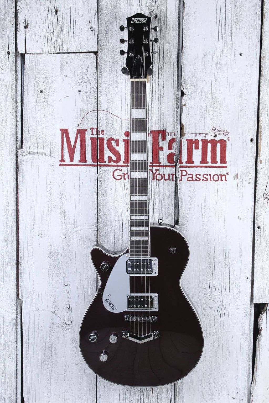 Left Handed Dark Cherry Metallic Electric Guitar H814336