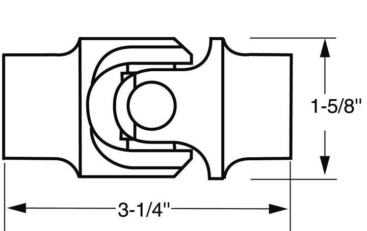 Single Steering Universal Joint Z836